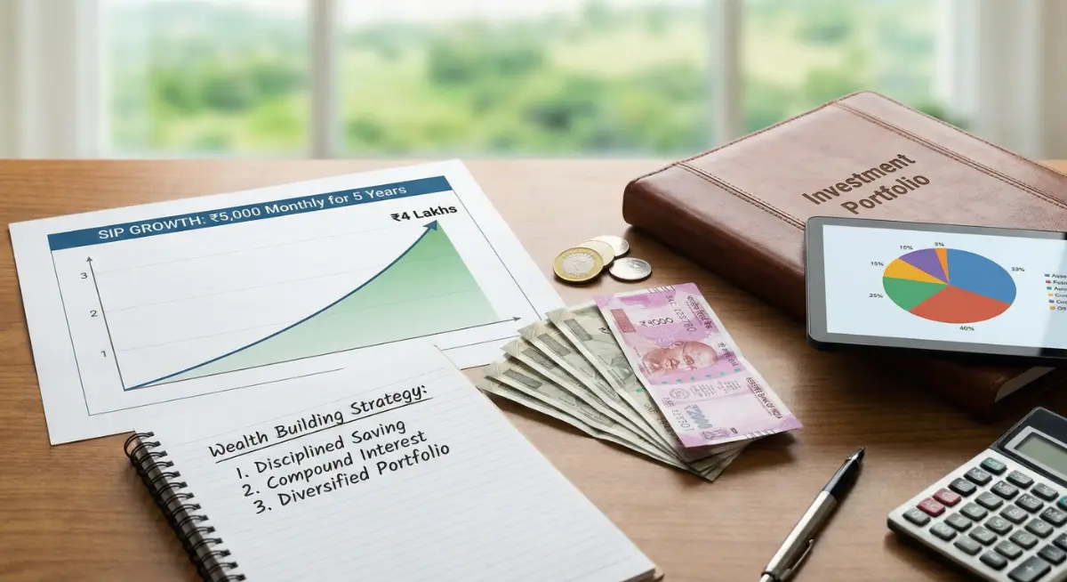 ₹5,000 Monthly SIP for 5 Years: Returns, Strategy & Wealth Building