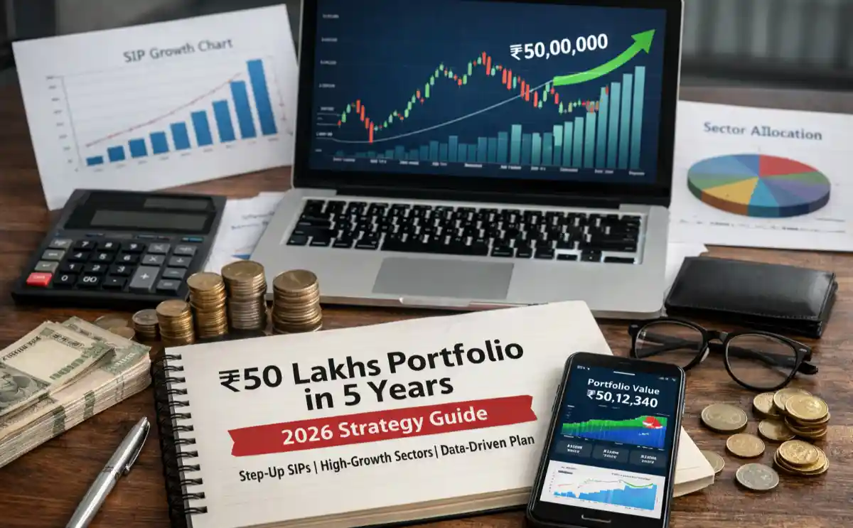 The Fastest Way to Reach ₹50 Lakhs Portfolio in 5 Years