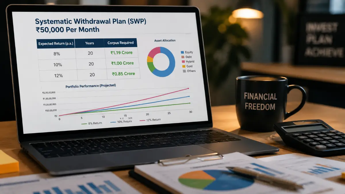 SWP ₹50,000 Per Month: How Much Corpus You Really Need in 2026